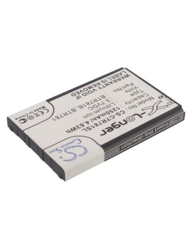 Battery for Casio GzOne Ravine 2, C781 3.7V, 1250mAh - 4.63Wh