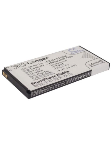 Battery for Coolpad D508, D510, 2168 3.7V, 2000mAh - 7.40Wh