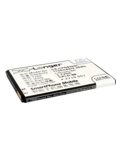 Battery for Coolpad D530, E239, W711 3.7V, 1150mAh - 4.26Wh