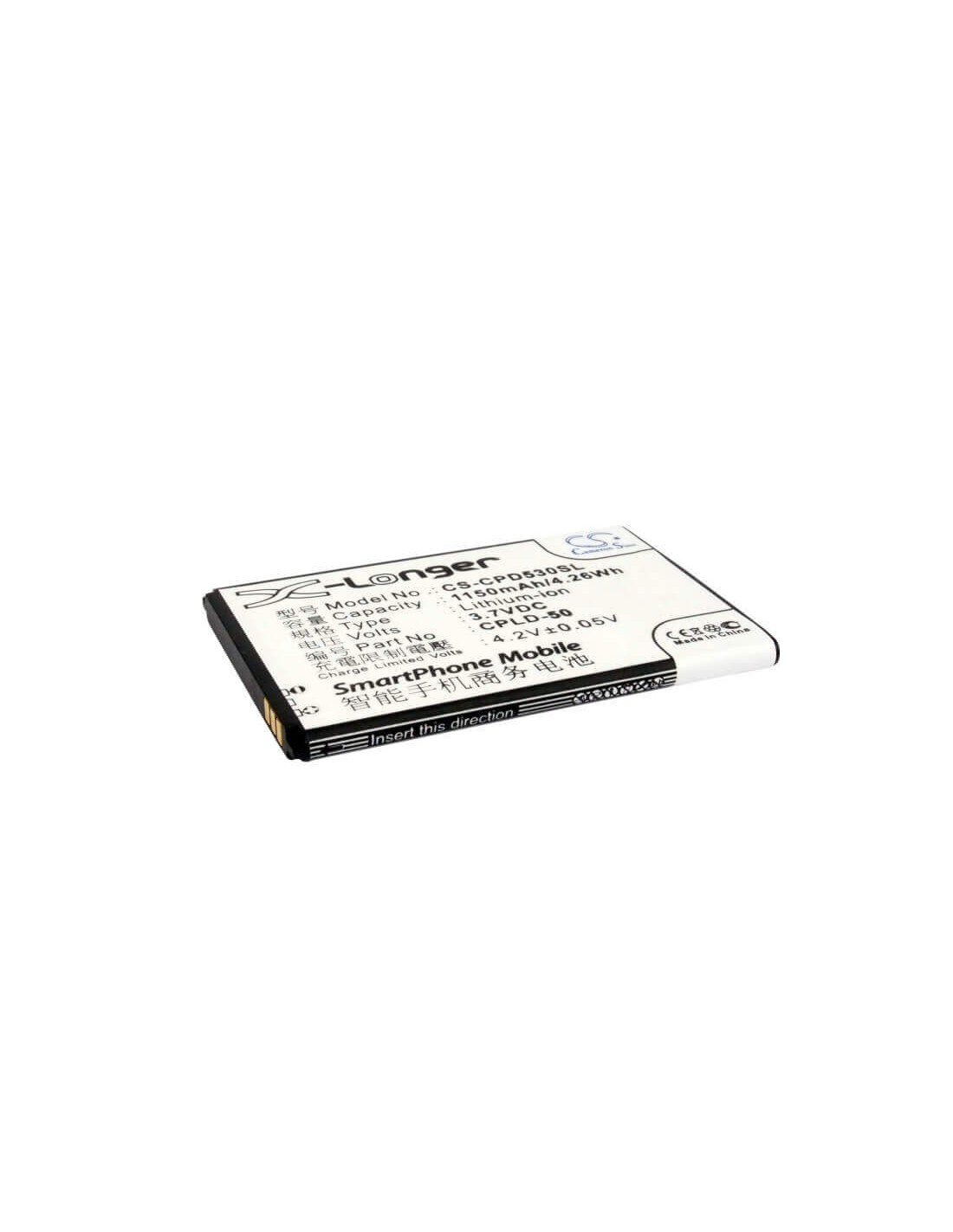 Battery for Coolpad D530, E239, W711 3.7V, 1150mAh - 4.26Wh