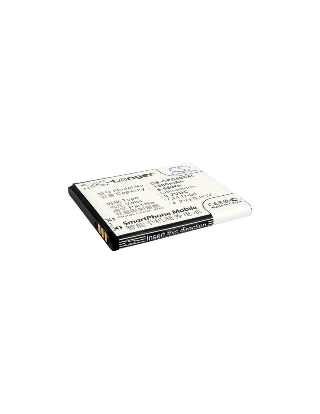 Battery for Coolpad 5880 3.7V, 1500mAh - 5.55Wh