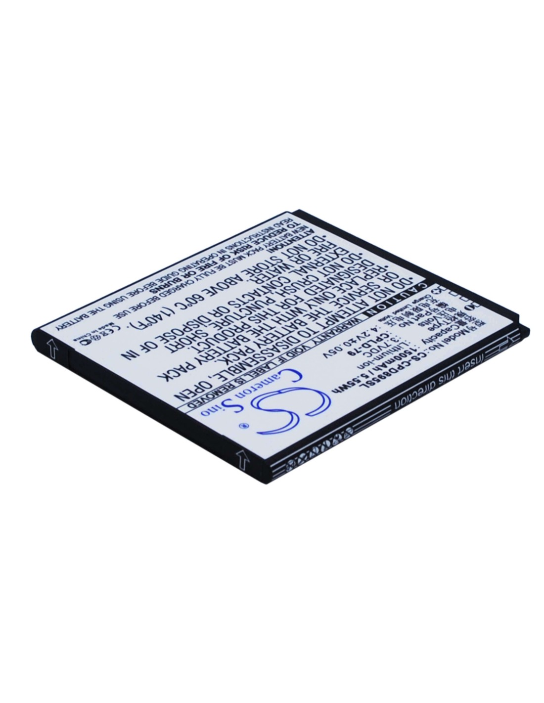 Battery for Coolpad 8950 3.7V, 1500mAh - 5.55Wh