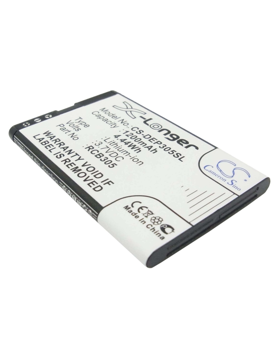 Battery for Doro Primo 305 3.7V, 1200mAh - 4.44Wh