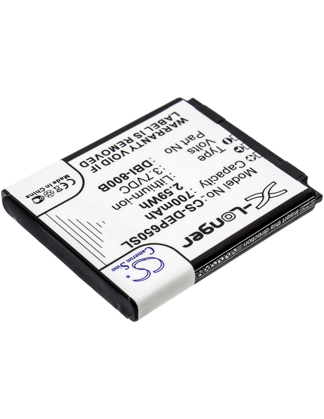 Battery for Doro Liberto 650, Secure 580, Secure 580IUP 3.7V, 700mAh - 2.59Wh