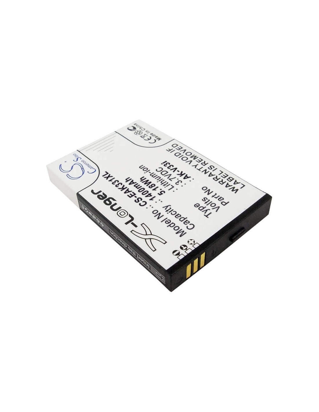 Battery for Emporia Solid Gron, Solid Plus, CAREplus 3.7V, 1750mAh - 6.48Wh