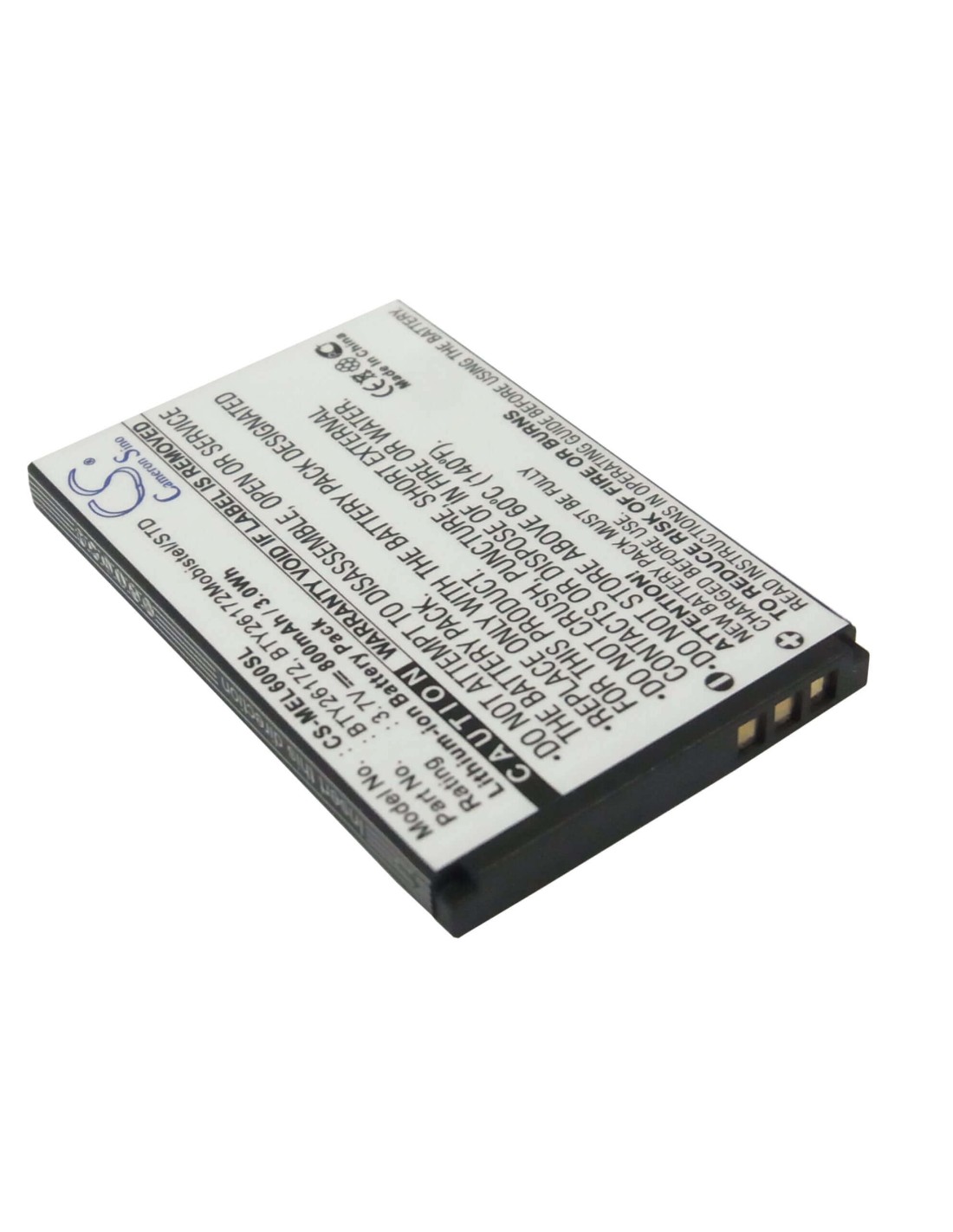 Battery for Emporia Mobistel EL600, Mobistel EL600 Dual 3.7V, 800mAh - 2.96Wh