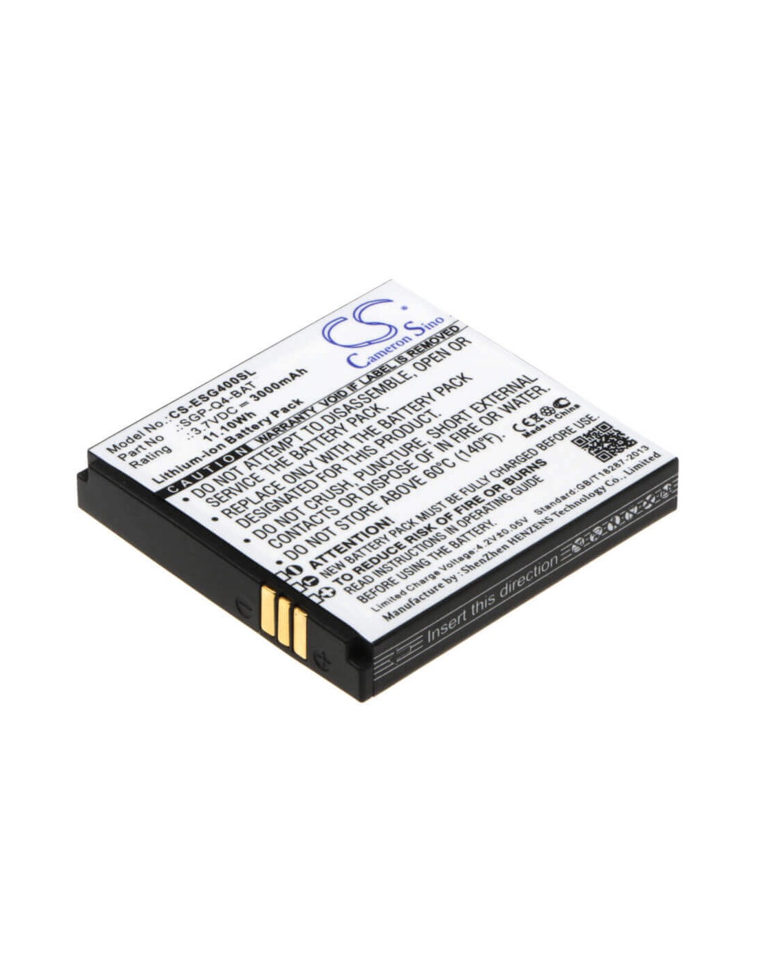 Battery for Evolveo StrongPhone Q4 3.7V, 3000mAh - 11.10Wh