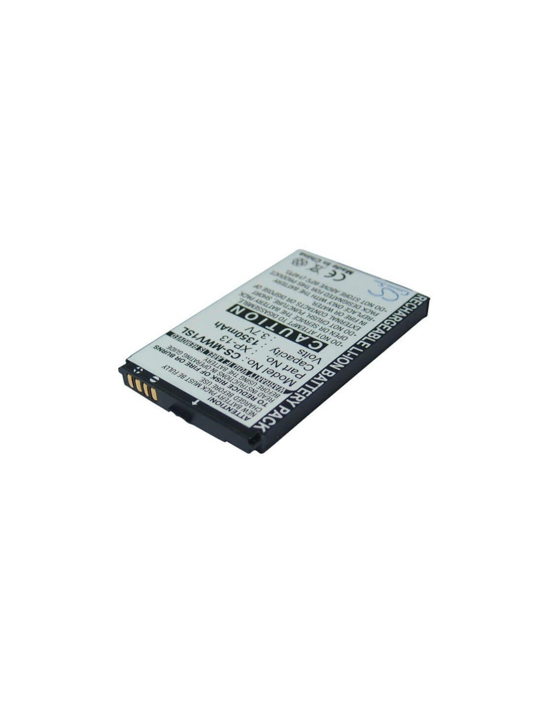 Battery for Gigabyte gSmart MS800, GSmart MS802, GSmart MS820 3.7V, 1350mAh - 5.00Wh
