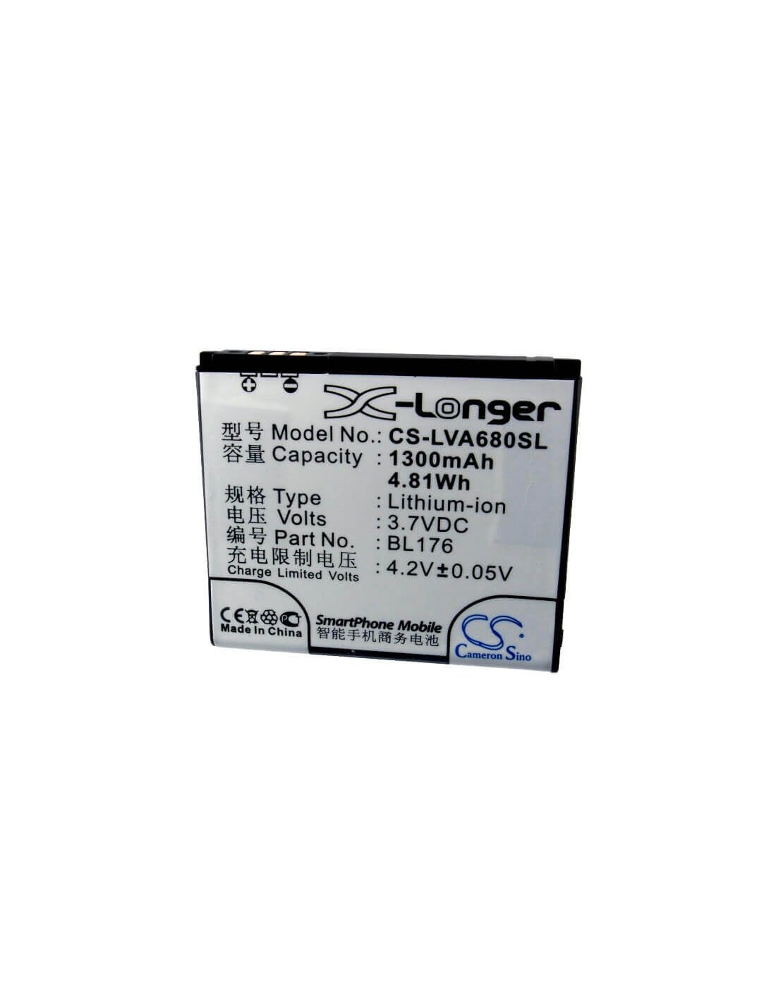 Battery for Haier HE-E899, E899 3.7V, 1300mAh - 4.81Wh