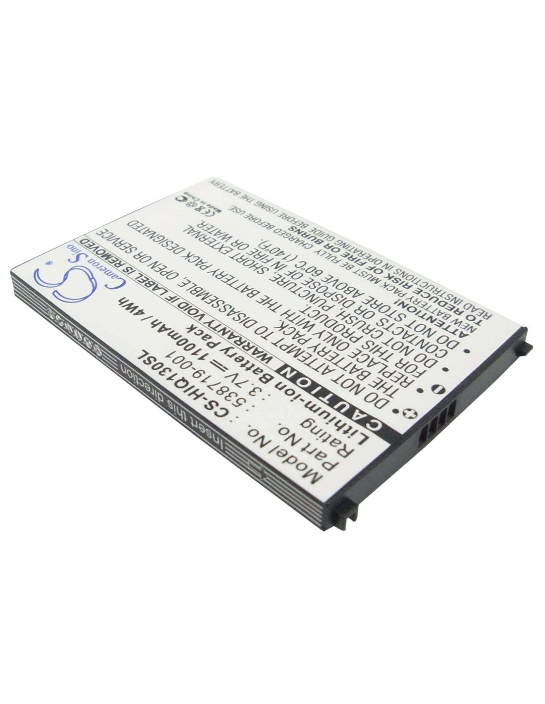 Battery for HP iPAQ Glisten, K3, iPAQ K3 3.7V, 1100mAh - 4.07Wh