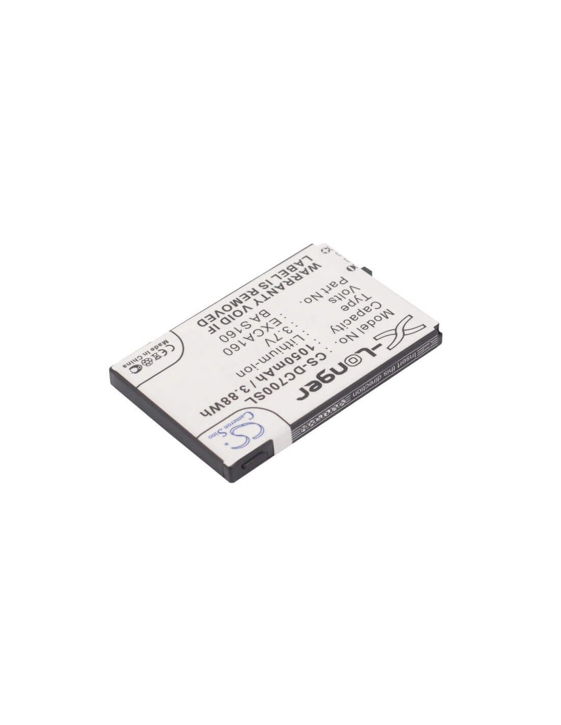 Battery for HTC S620, S621, Excalibur 3.7V, 1050mAh - 3.89Wh