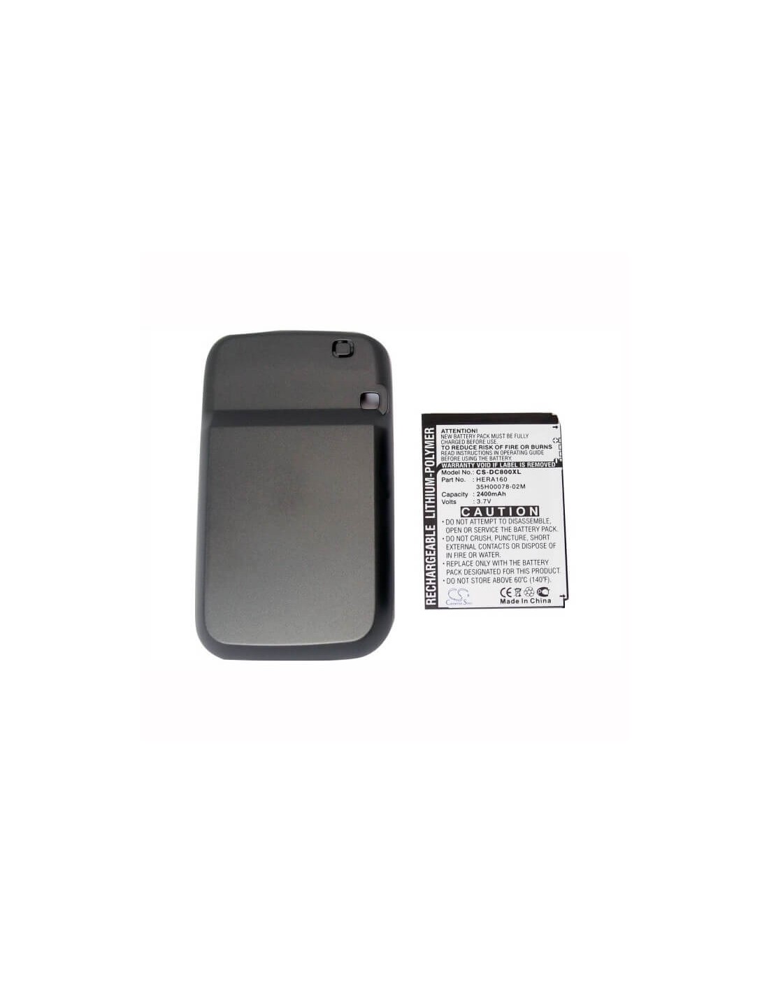 Battery for HTC P4350, Herald 100 3.7V, 2400mAh - 8.88Wh