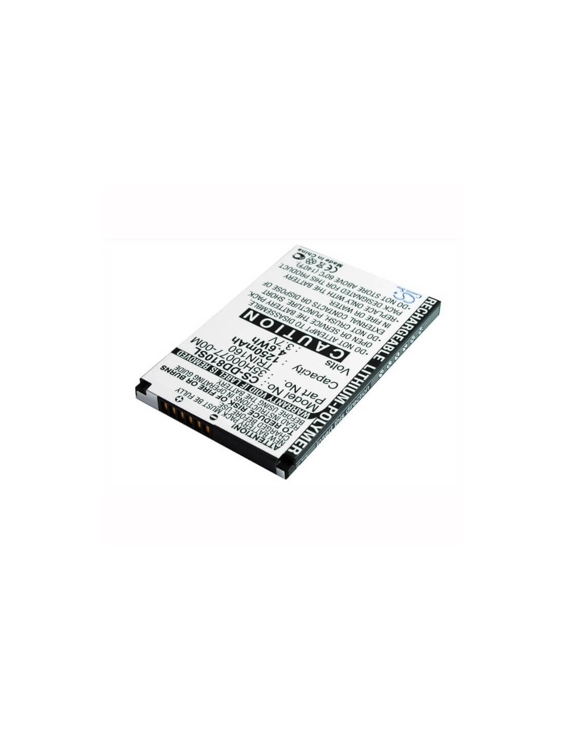Battery for HTC P3600, HTC P3600i, P4000 3.7V, 1250mAh - 4.63Wh
