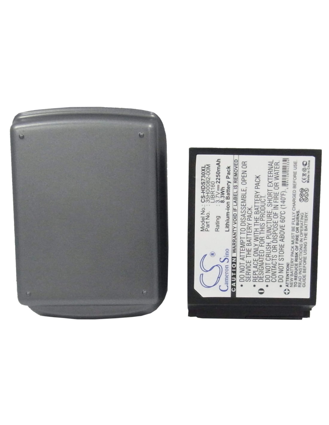 Battery for HTC S730 3.7V, 2250mAh - 8.33Wh
