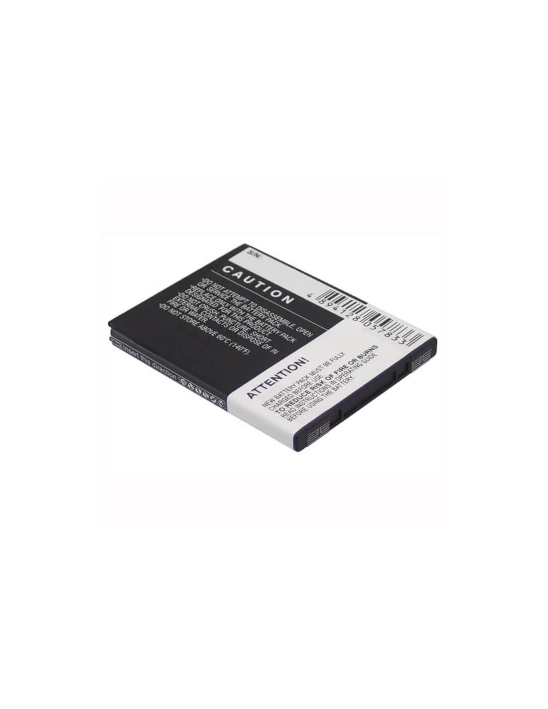 Battery for HTC Rezound, Vigor, ThunderBolt 2 3.7V, 1550mAh - 5.74Wh