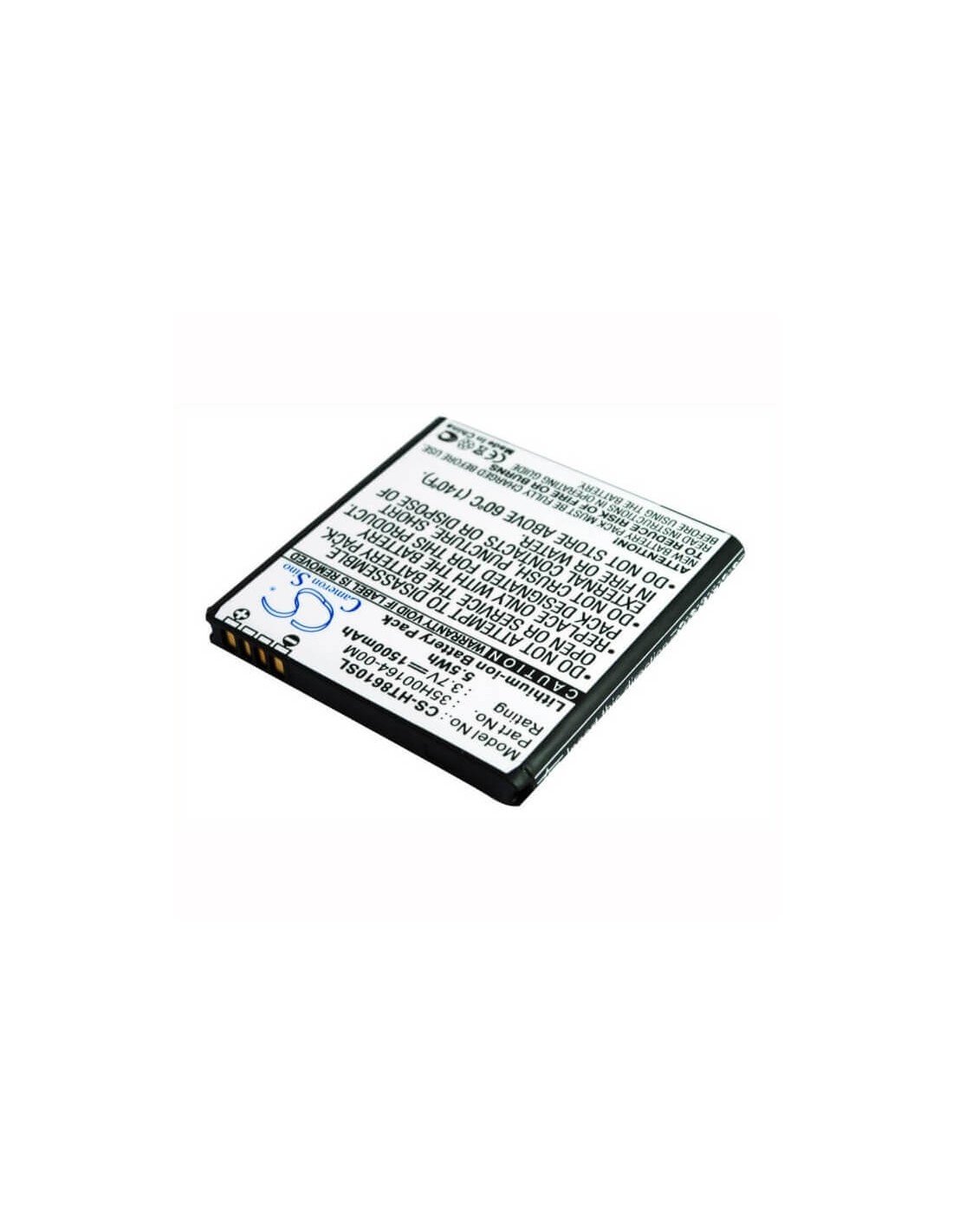 Battery for HTC EVO 3D, Pyramid, Shooter 3.7V, 1500mAh - 5.55Wh