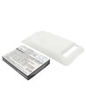 Battery for HTC EVO 4G, A9292, Supersonic, white back cover 3.7V, 2200mAh - 8.14Wh