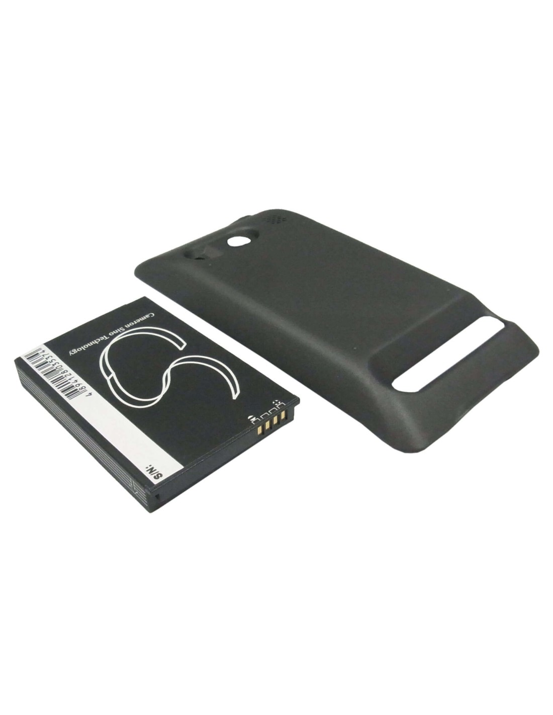 Battery for HTC EVO 4G, A9292, Supersonic, black back cover 3.7V, 2200mAh - 8.14Wh
