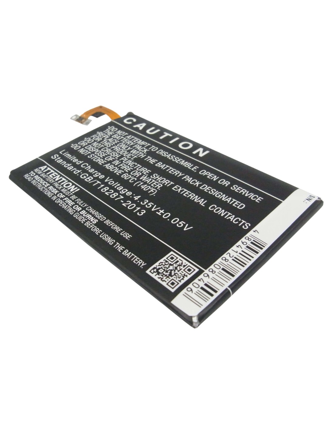 Battery for HTC M8, M8x, One Max 3.8V, 2600mAh - 9.88Wh