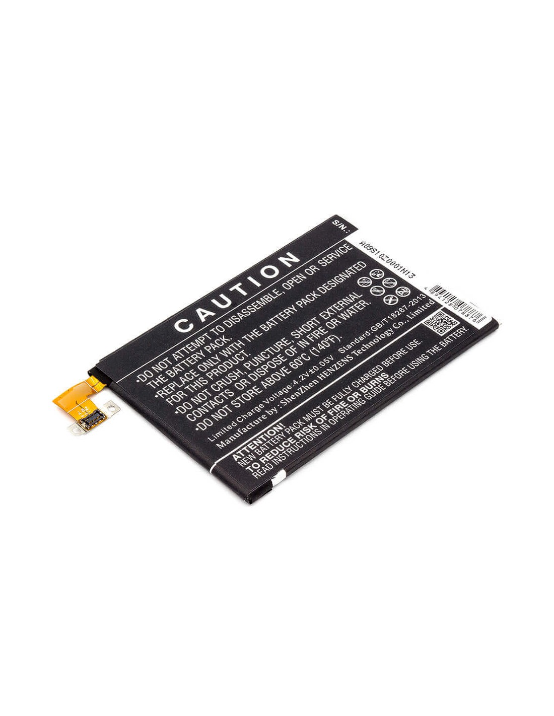 Battery for HTC One, One 801e, One 801n 3.7V, 2300mAh - 8.51Wh