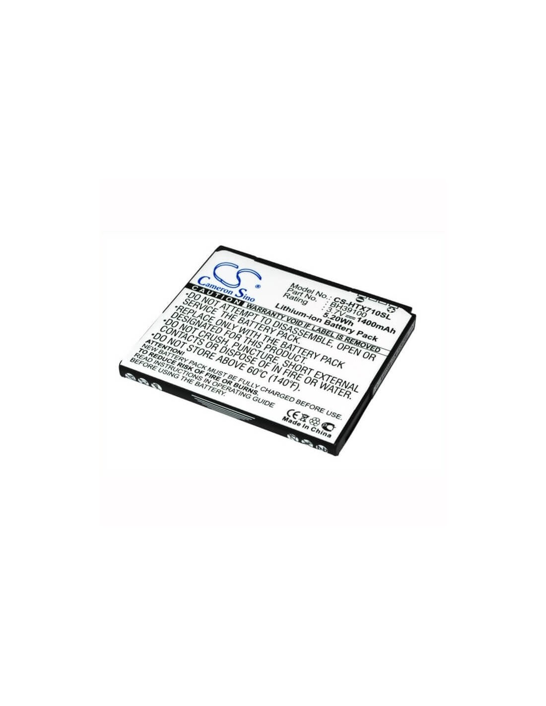 Battery for HTC X710e, Holiday, Omega 3.7V, 1400mAh - 5.18Wh