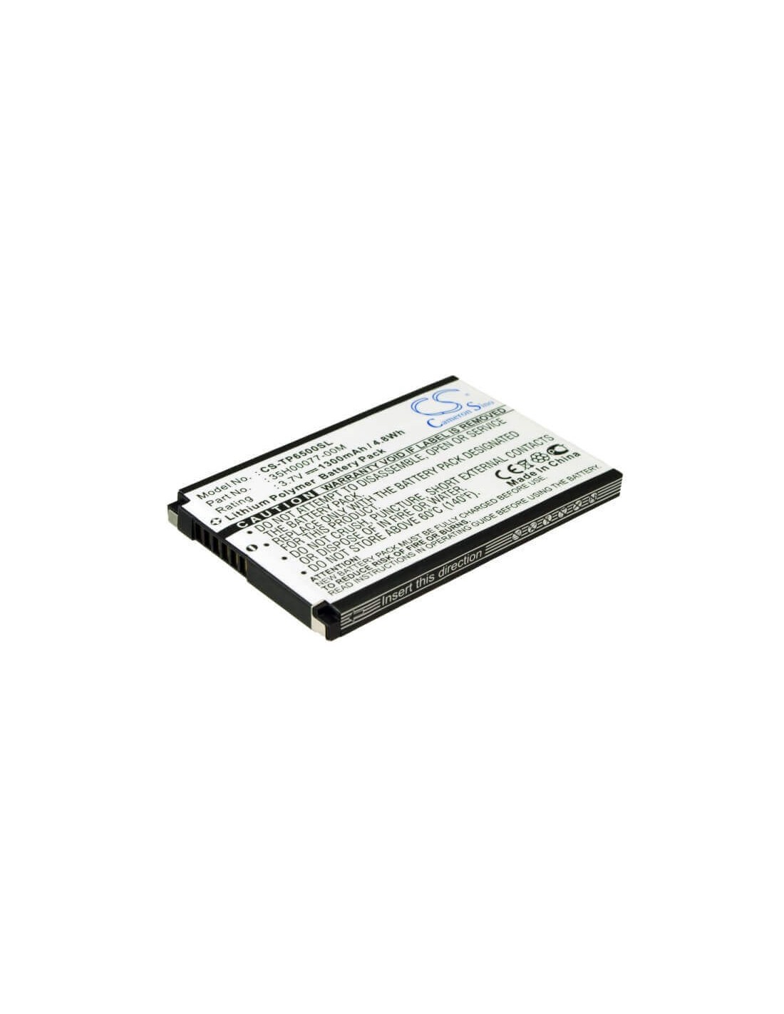 Battery for HTC P6500, P6550, Sirius 100 3.7V, 1300mAh - 4.81Wh