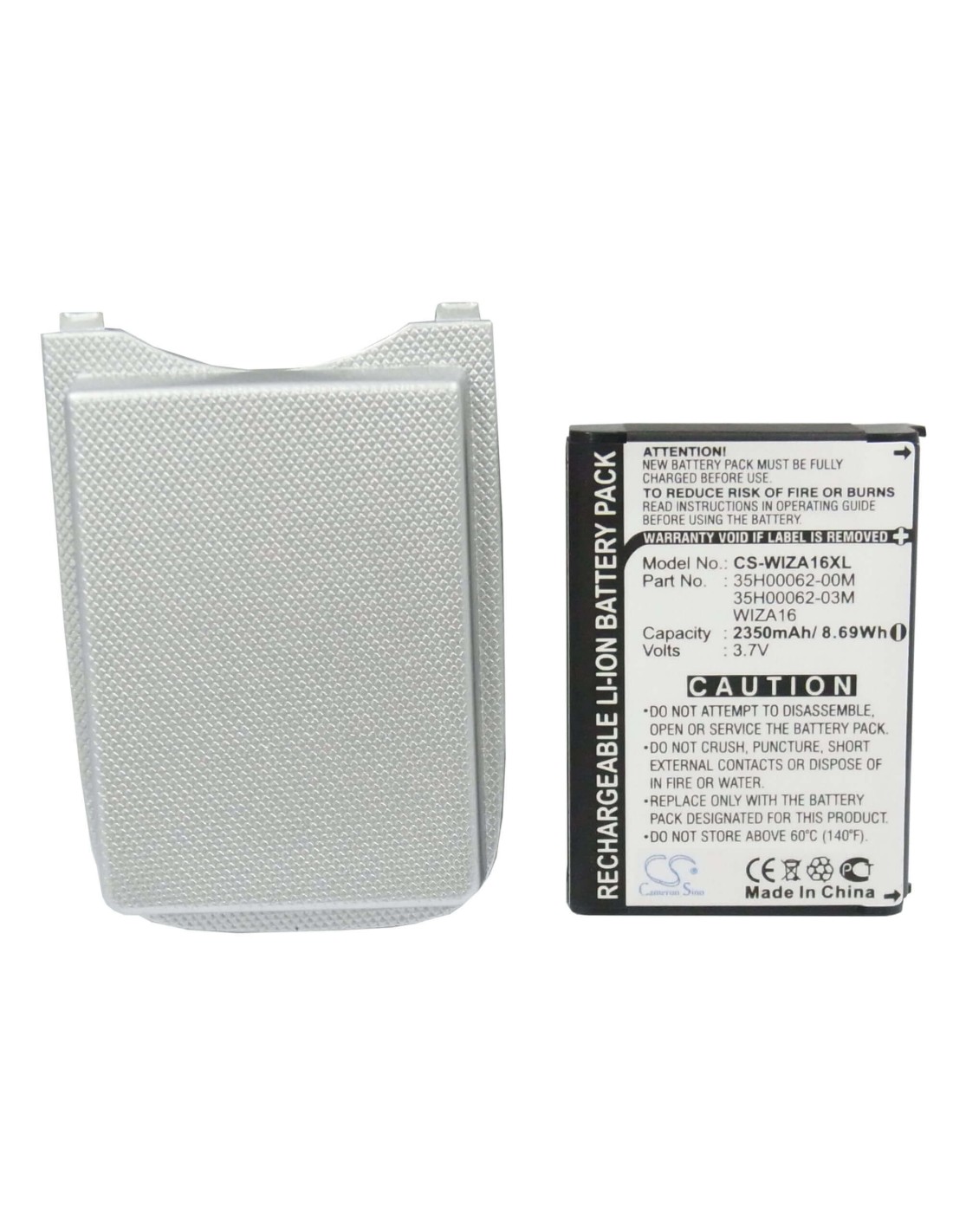 Battery for E-Plus Pocket PDA 3.7V, 2350mAh - 8.70Wh