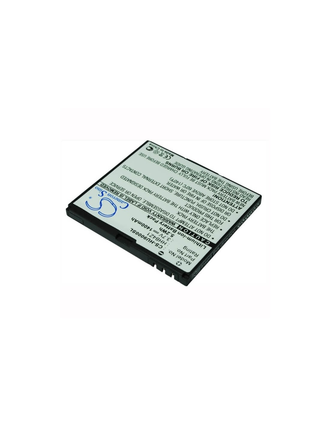 Battery for Huawei ideos X6, ideos U9000, X6 3.7V, 1400mAh - 5.18Wh