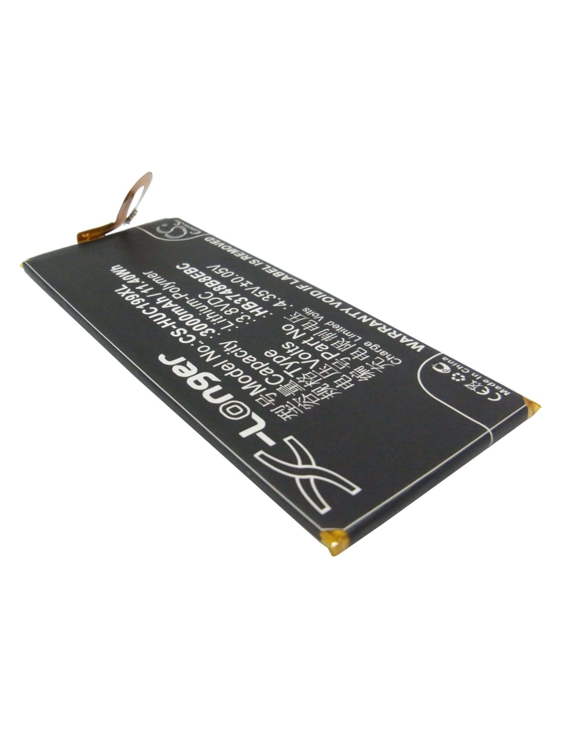 Battery for Huawei C199, C199-CL00, Maimang 3.8V, 3000mAh - 11.40Wh