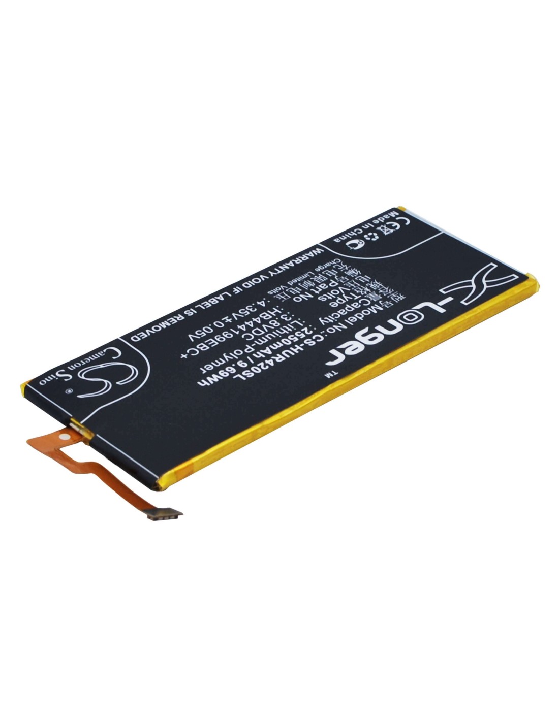 Battery for Huawei Honor 4C, G Play Mini, C8818 3.8V, 2550mAh - 9.69Wh