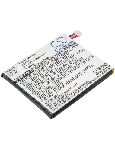 Battery for Huawei S8600 3.7V, 2000mAh - 7.40Wh