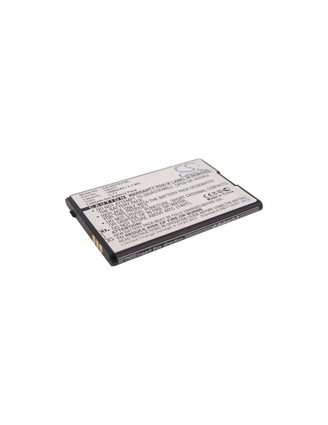 Battery for Huawei T2211, T2251, T1600 3.7V, 1000mAh - 3.70Wh