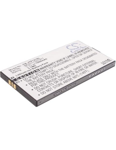 Battery for JCB Toughphone Tradesman, TP121 3.7V, 1000mAh - 3.70Wh