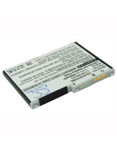Battery for Kyocera E3100, RIO E3100, Loft S2300 3.7V, 950mAh - 3.52Wh