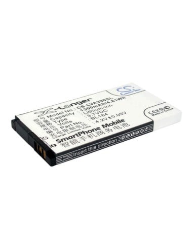 Battery for Lenovo A390e 3.7V, 1300mAh - 4.81Wh