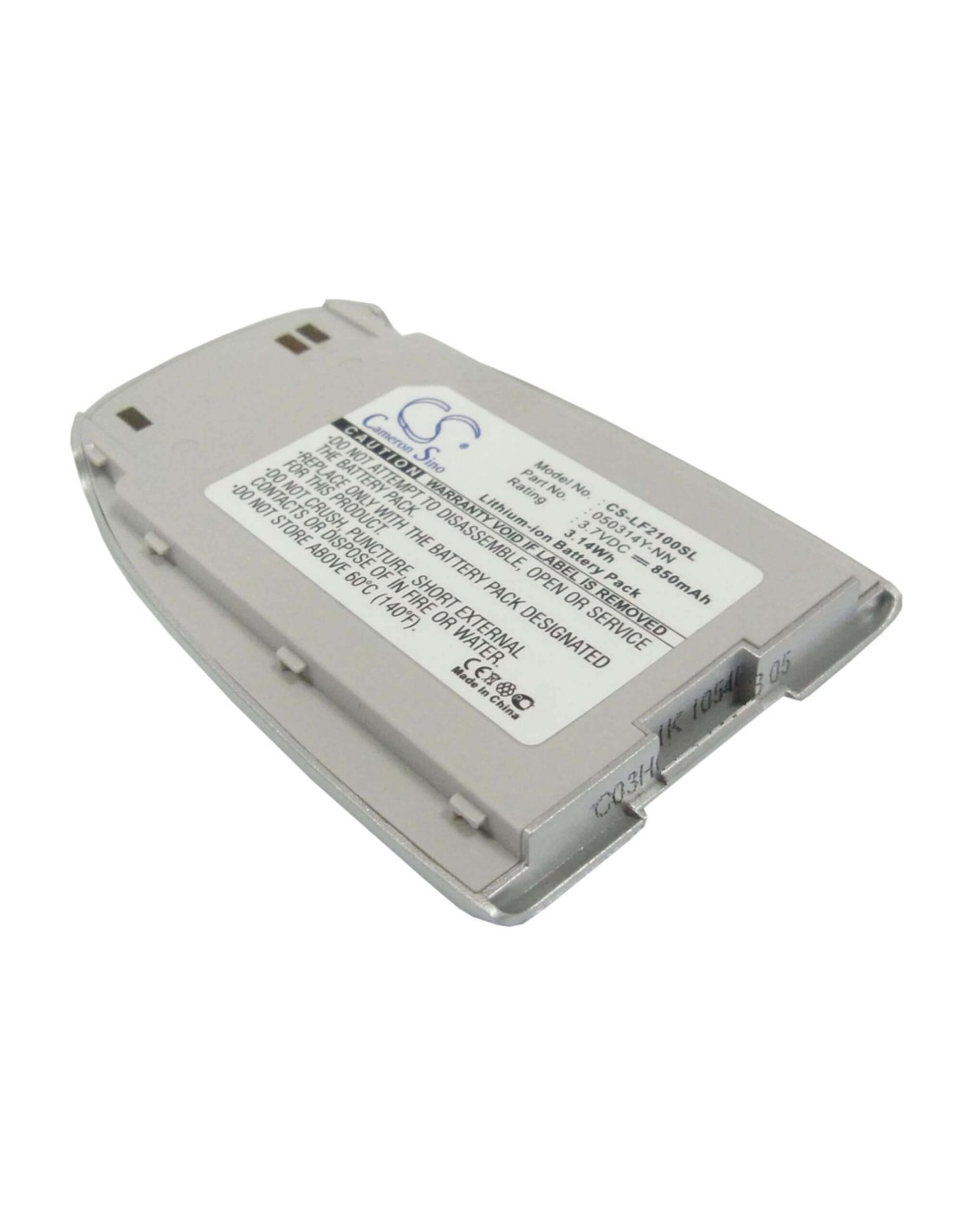 Battery for LG F2100, G220 3.7V, 850mAh - 3.15Wh