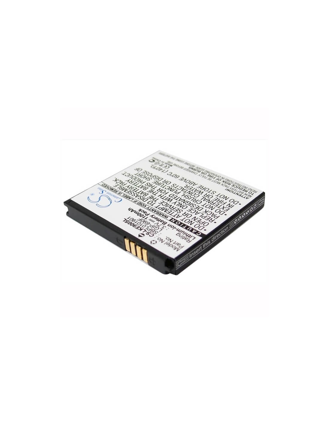 Battery for LG Optimus 7, E900, C900 3.7V, 1100mAh - 4.07Wh
