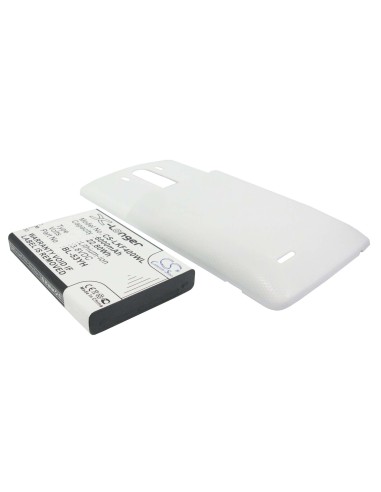 Battery for LG G3, D855, D855 LTE, white back cover 3.8V, 6000mAh - 22.80Wh