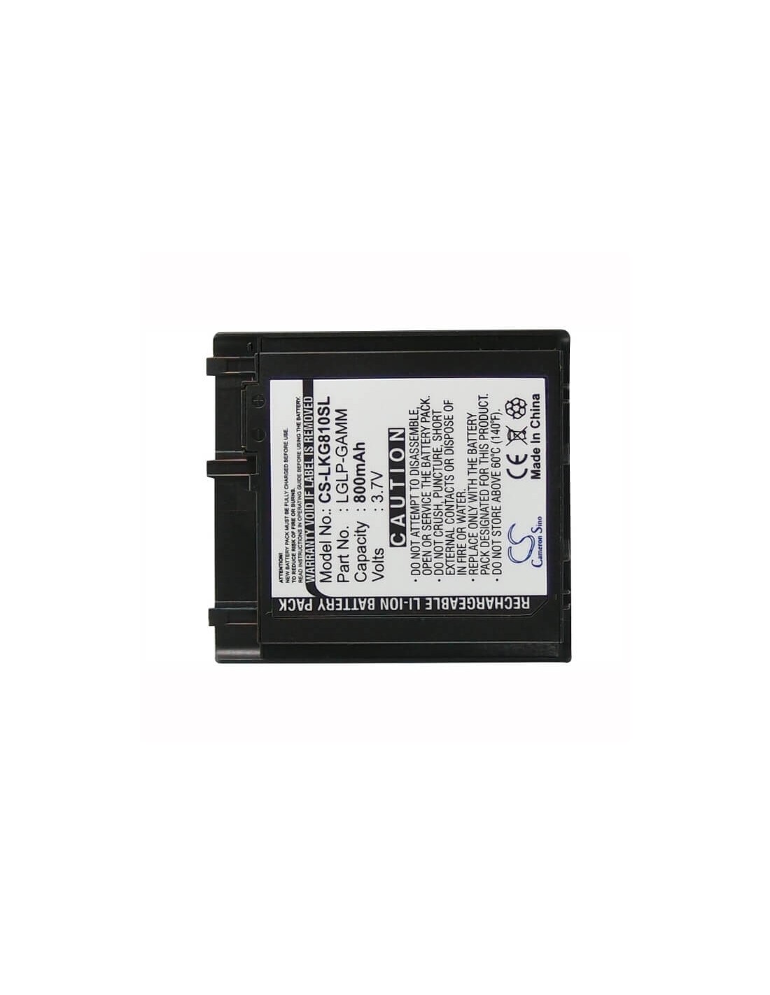 Battery for LG KG810, KG-810, MG810 3.7V, 800mAh - 2.96Wh