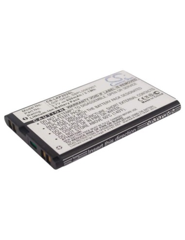 Battery for LG KG120, KP202, KG202 3.7V, 850mAh - 3.15Wh