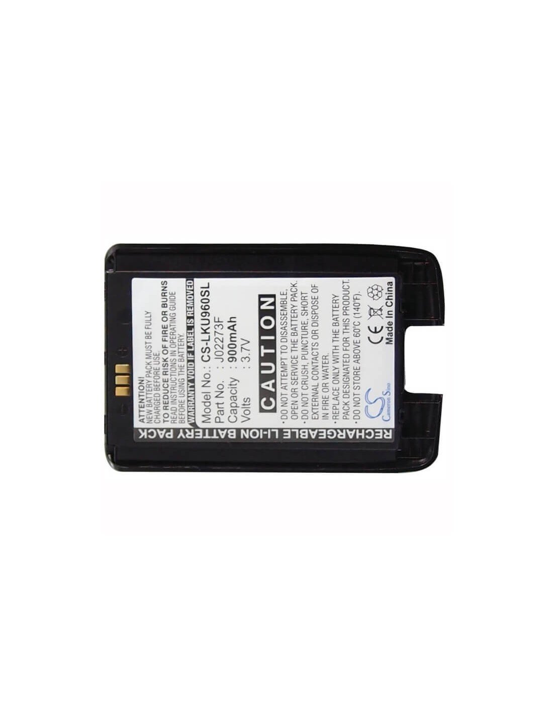 Battery for LG KU960 3.7V, 850mAh - 3.15Wh