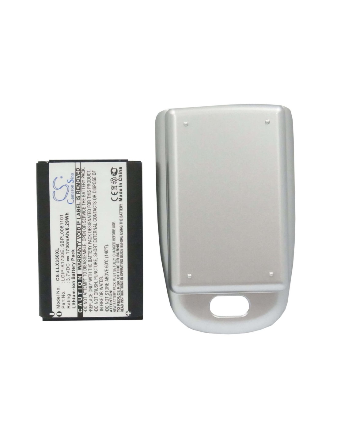 Battery for LG LX350 3.7V, 1700mAh - 6.29Wh