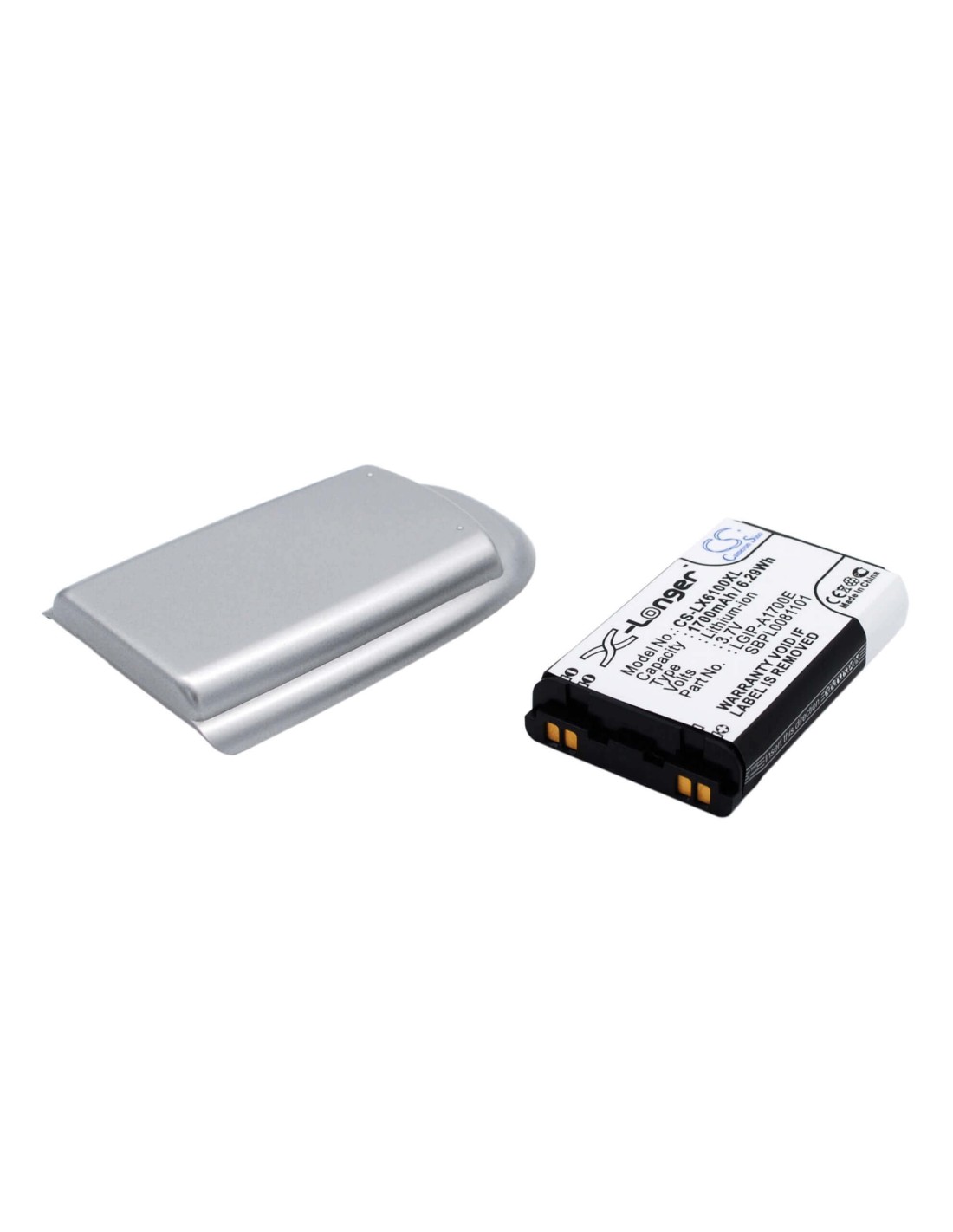Battery for LG VX6100 3.7V, 1700mAh - 6.29Wh