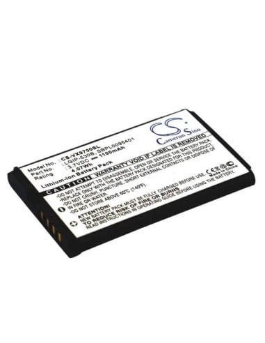 Battery for LG VX9600, VX9700, VX9700 DARE 3.7V, 1100mAh - 4.07Wh
