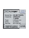 Battery for Mobistel Cynus T5, MT-9201w, MT-9201b 3.7V, 2000mAh - 7.40Wh