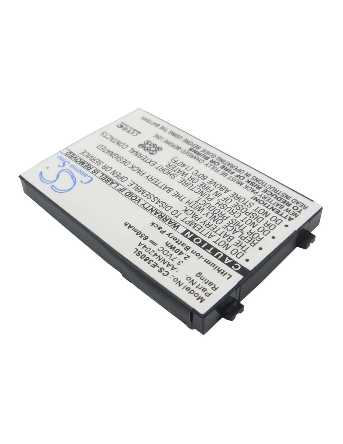 Battery for Motorola C256, C260, C266 3.7V, 650mAh - 2.41Wh