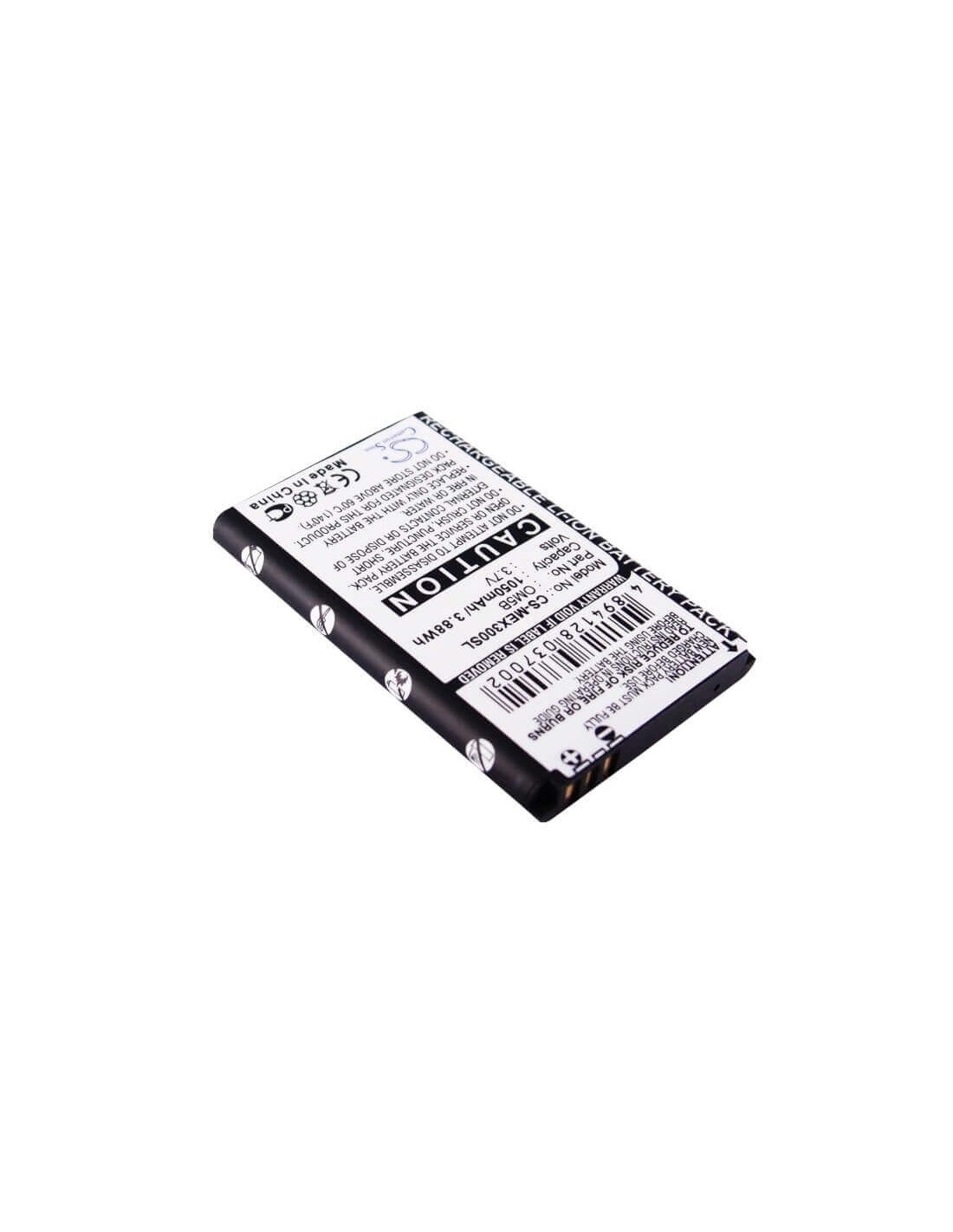 Battery for Motorola EX300 3.7V, 1050mAh - 3.89Wh