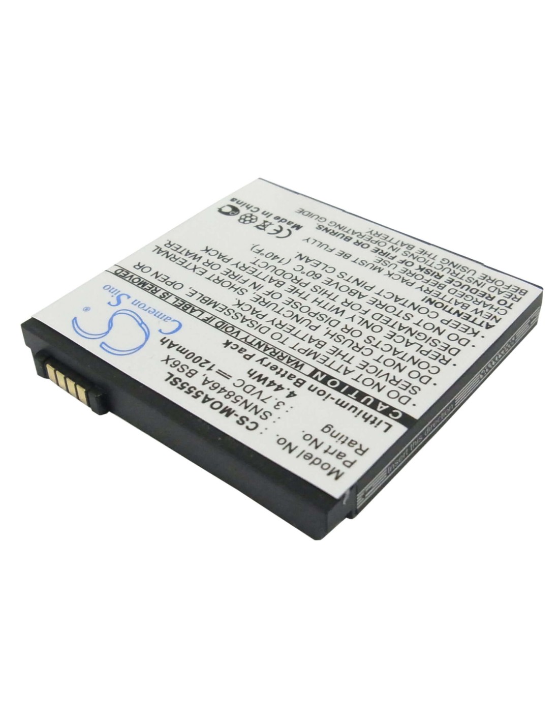 Battery for Motorola Devour A555, Calgary, XT800 3.7V, 1200mAh - 4.44Wh