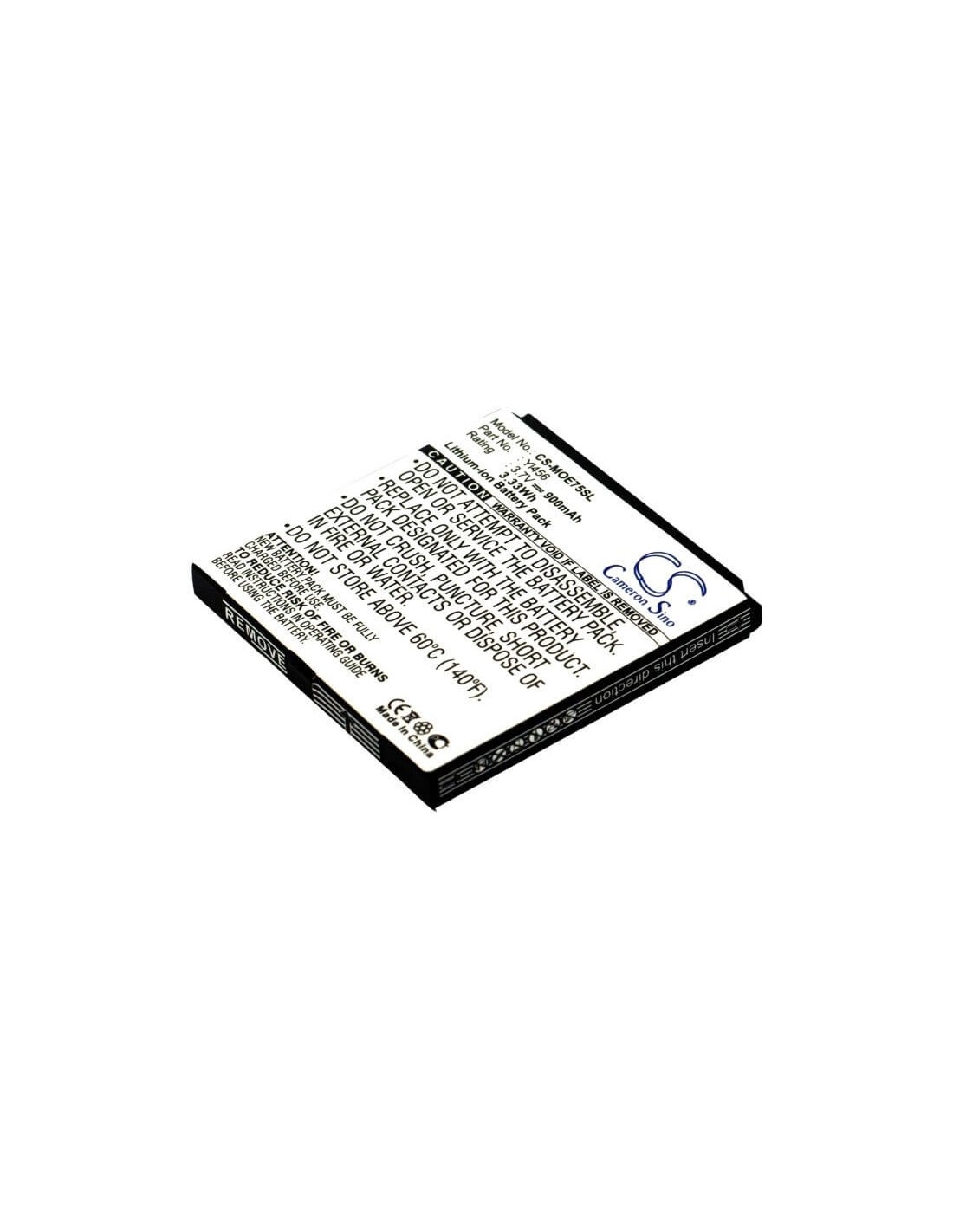 Battery for Motorola VE75 3.7V, 900mAh - 3.33Wh