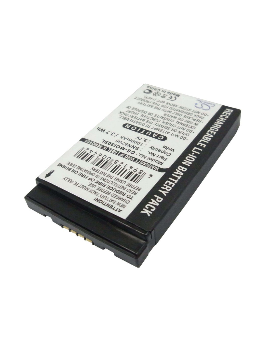 Battery for Motorola i870, i450, i415 3.7V, 1000mAh - 3.70Wh